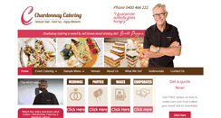 Desktop Screenshot of chardonnaycatering.com.au